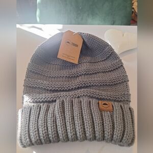 Tough!! Gray Knit Beanie